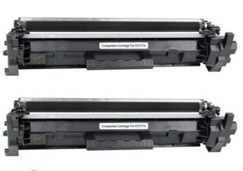 Toner Compatible HP CF217A 17A para HP Laserjet Pro MFP M130 Nw - Pack 2
