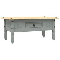 mesa de centro 100x55x44 cm madera - gris