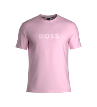 BOSS para hombre. 50491706 Camiseta RN rosa (M), Casual, Algodón, Manga corta