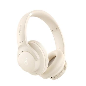 Auriculares Soundcore Q20i con cable y Bluetooth, llamadas y música, micrófono integrado, blancos