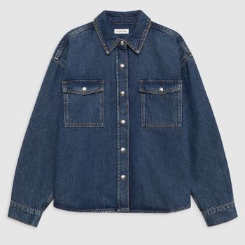 Anine Bing Paxton Denim Shirt - S
