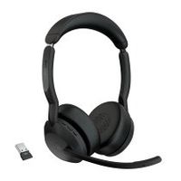 jabra evolve2 55 auriculares inalambrico diadema oficinacentro de llamadas usb tipo c bluetooth base de carga