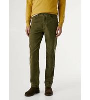 pepe jeans para hombre pm2100016 pantalon slim 5 bolsillos corduroy verde 28 casual algodon