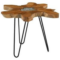 mesa de centro  60 - 70 x 45 cm  poliresina - multicolor