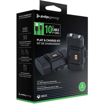 PDP Juega y Carga Kit para Xbox Series S/X - 20 Horas de Juego