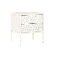 mesita de noche dkd home decor abeto mdf 45 x 34 x 505 cm