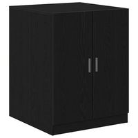 armario para lavadora roble negro 705 x 715 x 915 cm vidaxl