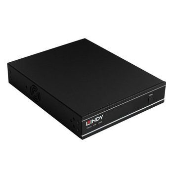 Servidor Lindy 38519 3840 x 2160 60 pps H.264 H.265 Negro Metal 12 V