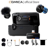 microfono de solapa inalambrico comica vimo me para camara y smartphone 48khz24bit cancelacion de ruido para vlogs e intervenciones en vivo