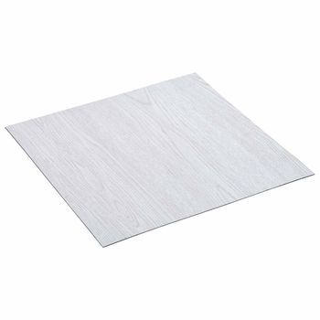 Tableros De Suelo Madera Blanca 5,11 M² 55 Uds. Pvc Vidaxl