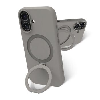 Funda para móvil dbramante1928 Roskilde MS Kick ICON Gris con soporte para iPhone 17