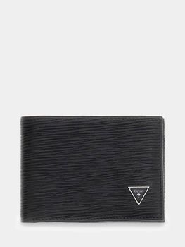 Cartera De Piel Genuina Milano Con Logotipo