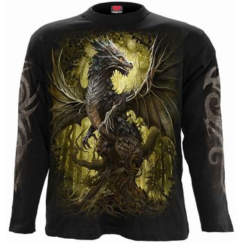 Spiral Camiseta manga larga Oak Dragon para mujer