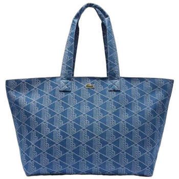 Lacoste Bolsa Bolso Tote XL Summer Pack Mono Jacquard Denim para hombre