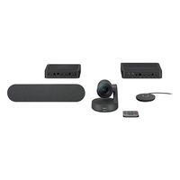 logitech rally sistema de videoconferencia negro