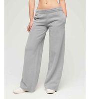superdry para mujer w7010931a pantalon jogger recto con efecto lavado gris 44 casual deportivo algodon