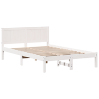 cama matrimonial  cama doble  estructura de cama de madera de pino blanca madera de pino macizo cfw71856