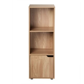 Mueble 3 estantes con una puerta -