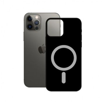 Ksix Soft Magcharge Funda Negra para iPhone 12 Pro Max
