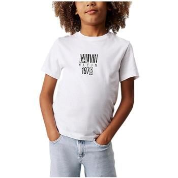 Calvin Klein Jeans Camiseta IB0IB02456YAF para niño
