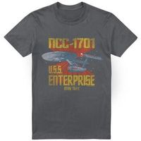 star trek camiseta manga larga ncc-1701 para hombre