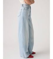 levis para mujer 0073b-0003 jeans lightweight de pierna ancha azul 3029 casual algodon denim