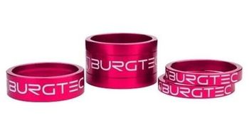Kit de espaciadores de direccion burgetec rosa
