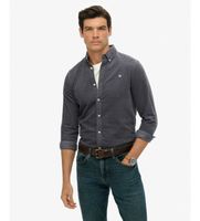 superdry para hombre m4011044a camisa classic needle cord marino m casual algodon manga larga