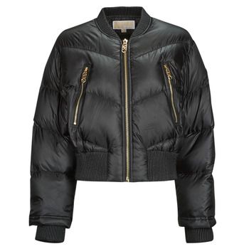 MICHAEL Michael Kors Abrigo de plumas CHEVRON QUILTED BOMBER para mujer
