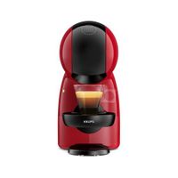 nescafe dolce gusto piccolo xs kp1a05 cafetera de capsulas 15 bares de presion capacidad 08 l bebidas frias o calientes modo eco 30 tipos cafe bandeja regulable 3 alturas color roja