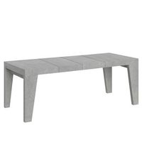 mesa extensible 200460x90 cm naxy premium hormigon