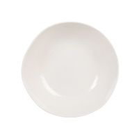 ensaladera de ceramica blanca