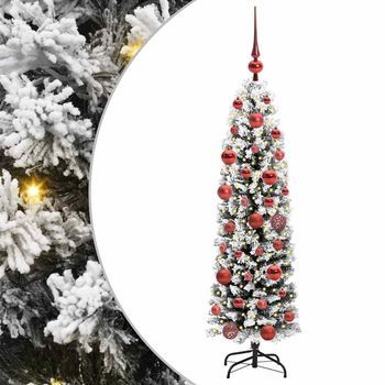 Árbol De Navidad | Decoraciones De Navidad Artificial Verde 150 Cm Pvc, Acero Y Plástico