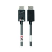 cable displayport 21 club 3d bidireccional 4k 240hz negro 12m