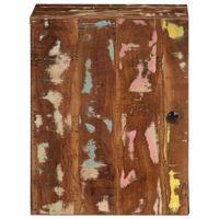 armario de bano de pared  mueble pared madera maciza reciclada 38x33x48 cm