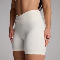 short con detalle fruncido tempo para mujer de mp - coconut - xs
