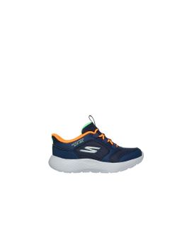 Zapatillas Skechers Dyna-Lite-Turbo-Brisk Buddies Niño Marino/Naranja