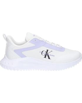 de CALVIN KLEIN YW0YW01442 EVA RUNNER LOW 0LF BRIGHT WHITE-PASTEL LILAC