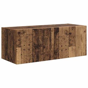 Mueble De Tv | Mueble De Salón | Gabinete De Tv Montado En La Pared Madera Vieja