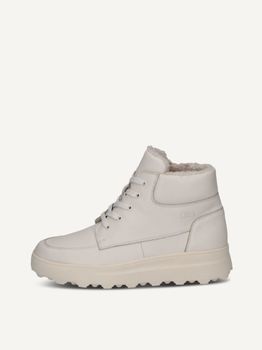CAPRICE Bootie, white, made of Leather without heel, Size 37