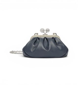 Weekend Max Mara para mujer. 2625516104600 Bolso de Piel Wkanembi marino (OSFA), Casual, Fiesta
