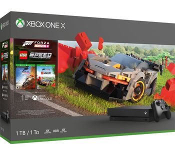 Xbox One X with Forza Horizon 4 & LEGO Speed Champions