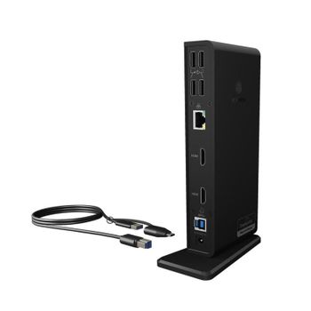 Base para portátil ICY BOX IB-DK2251AC replicador 2 HDMI USB 3.2 LAN