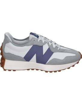 Zapatillas New Balance 327 - Ws327nkb Gris Y Azul Marino 39
