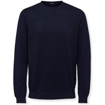 Selected Jersey Noos Berg Crew Knit - Navy Blazer para hombre