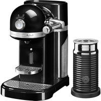 nespresso artisan nespresso hot drinks machine with aeroccino 3 - onyx black black