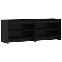 mueble de tv 135 x 33 x 47 cm roble negro madera de ingenieria vidaxl