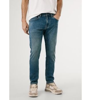 Pepe Jeans para hombre. PM2073898AE Jeans Slim Gymdigo Steel azul (32/30), Casual, Algodón, Denim
