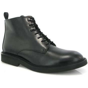 Atlanta Mocassin Botines Botas con cordones en piel pull up para hombre