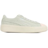 puma deportivas moda suede platform glam jr para mujer